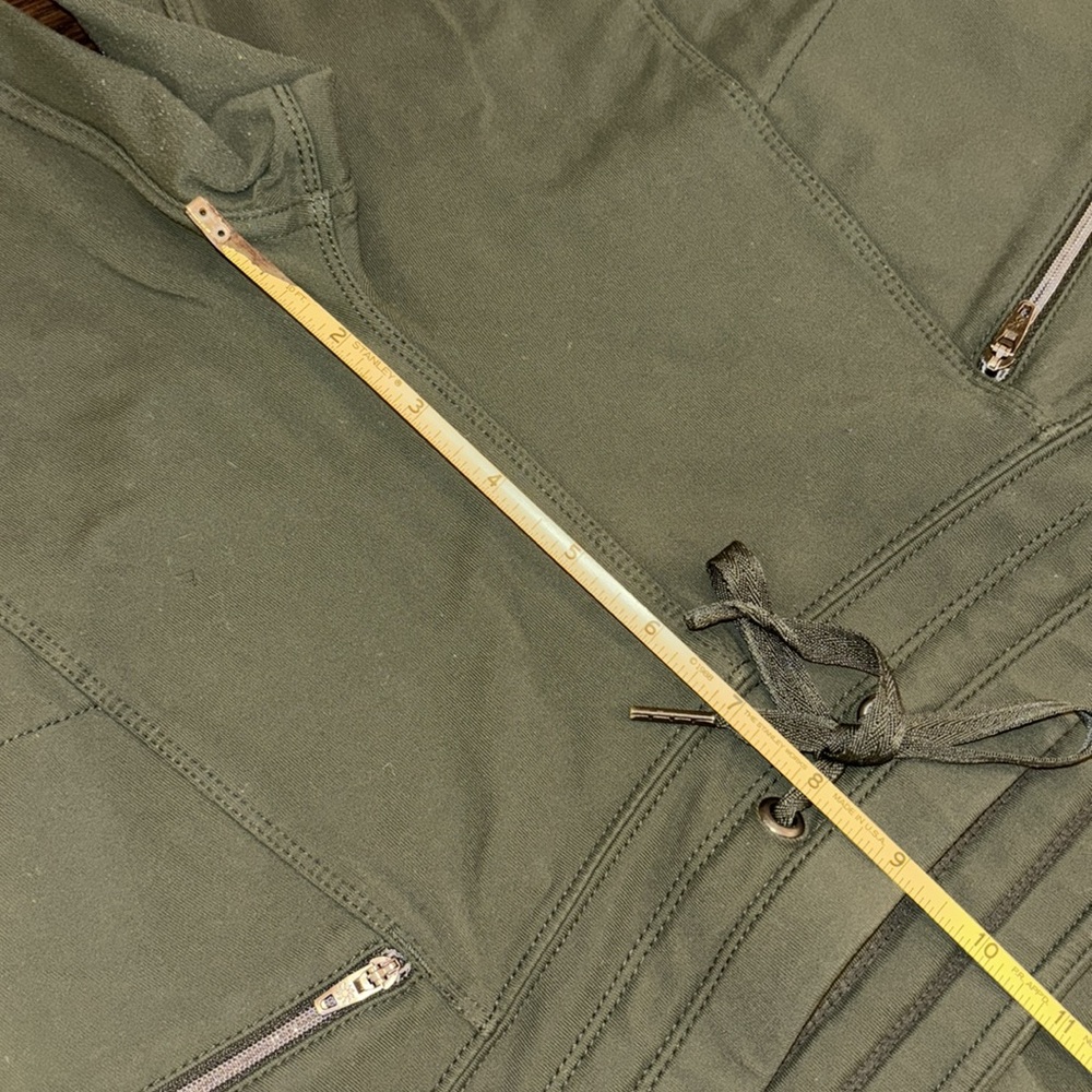 Athleta Metro Slouch Pant Drawstring Forest Green Size Large Petite - Picture 6 of 10